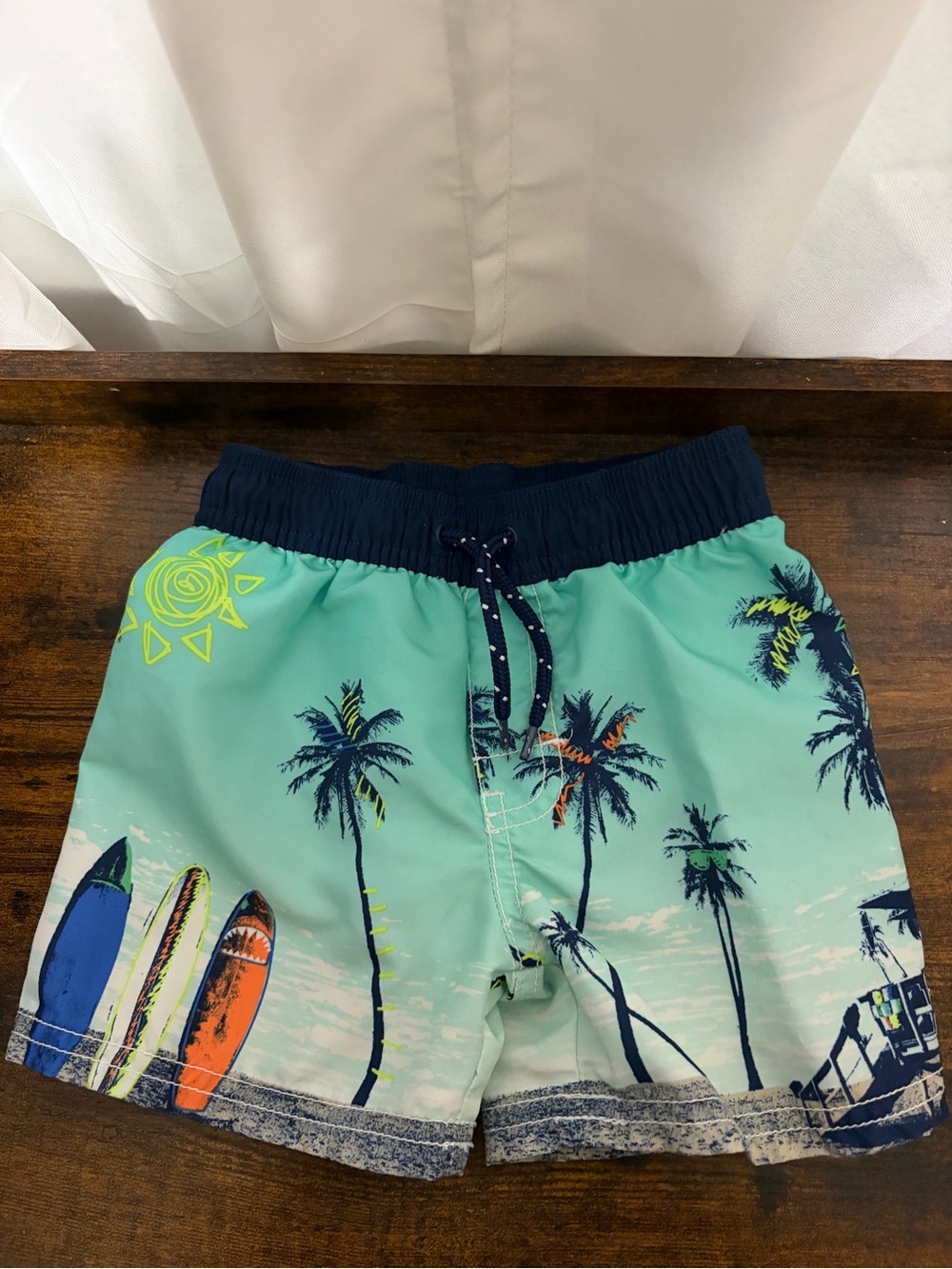OshKosh B'gosh Palm & Surf Swim Shorts